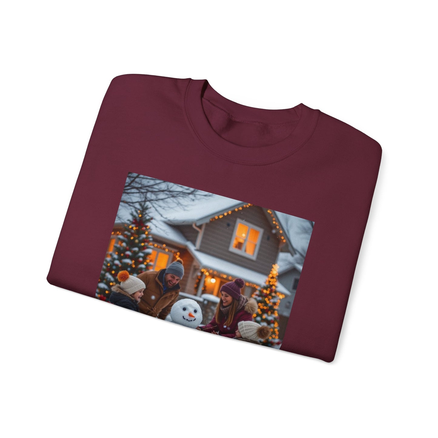 Cozy Holiday Sweatshirt with Family Quote, Winter Warmth Gift, Christmas Comfort Wear, Family Gathering Apparel, Cold Weather Essentials