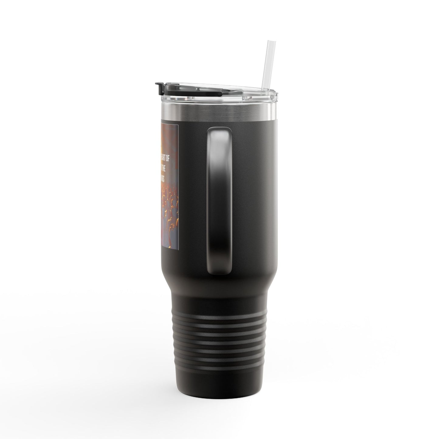 Christian Worship Insulated Travel Mug — "Back to the Heart of Worship to the King of Kings" 40oz