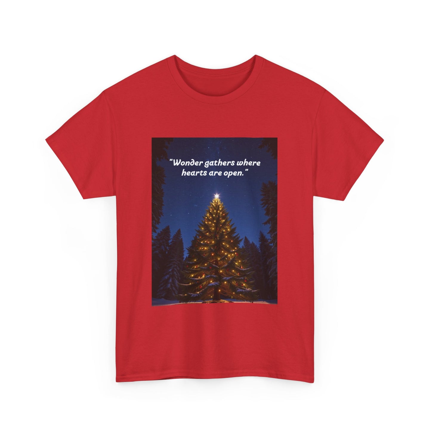 Holiday Spirit Unisex Tee - "Wonder gathers where hearts are open" - Perfect for Christmas, Gift, Cozy Wear, Casual Outfit, Family [...]