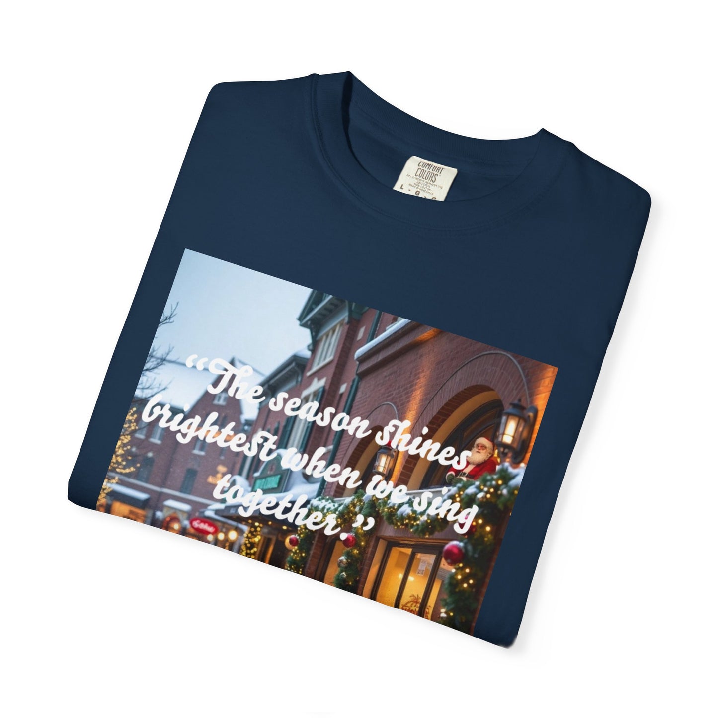 Holiday Cheer T-Shirt, Unisex Holiday Shirt, Christmas Gift, Family Gathering Shirt, Song Sing Along Tee