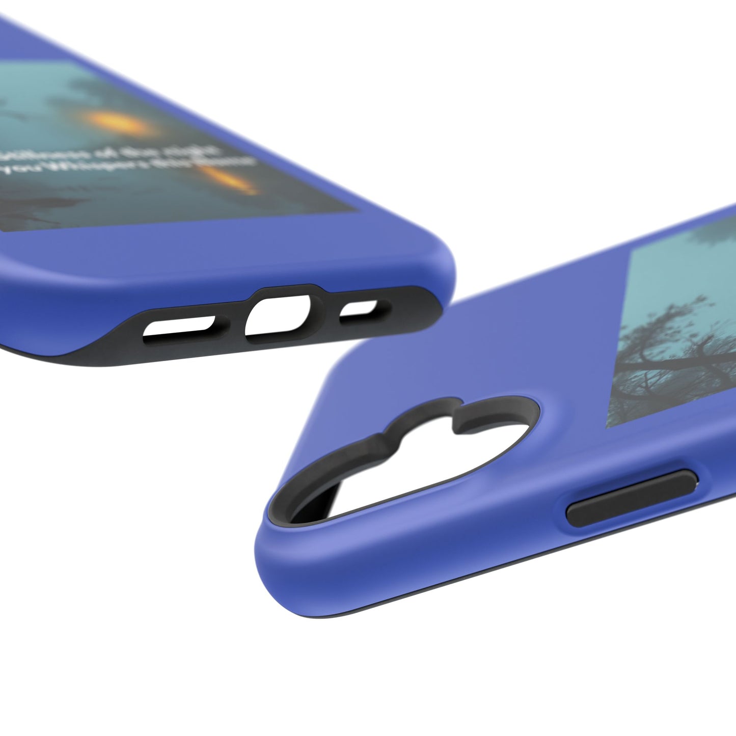 Magnetic Impact-Resistant Phone Case — Bayou Night Scene with Poem