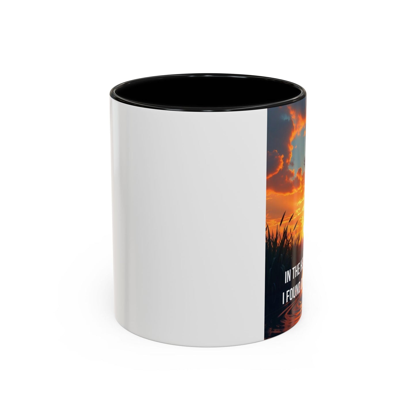 Inspirational Bayou Coffee Mug — "In the Heart of the Bayou, I Found God"