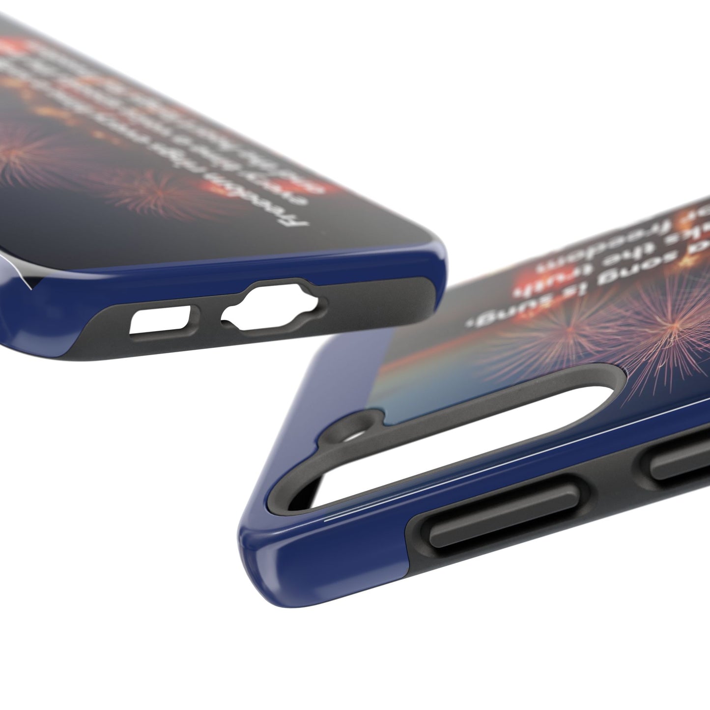 Fireworks Freedom Tough Phone Case — Patriotic 4th of July Quote Case
