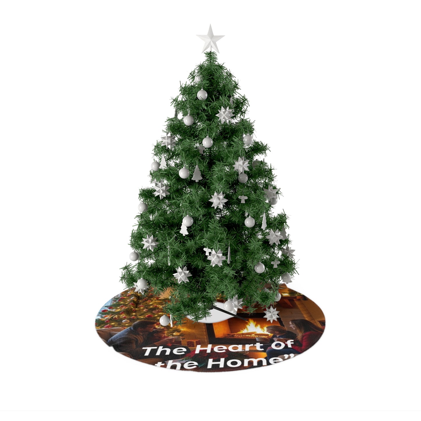 Cozy Christmas Tree Skirt - The Heart of the Home, Holiday Decor, Festive Home Accents, Gift Idea, Family Celebration