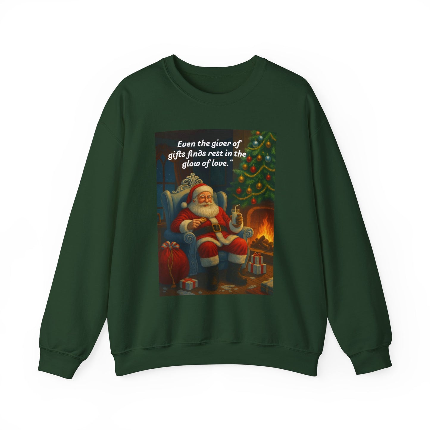 Cozy Christmas Sweatshirt with Santa Design, Holiday Gift for Christmas, Winter Wardrobe Essential, Unisex Crewneck for Festive Cheer, [...]