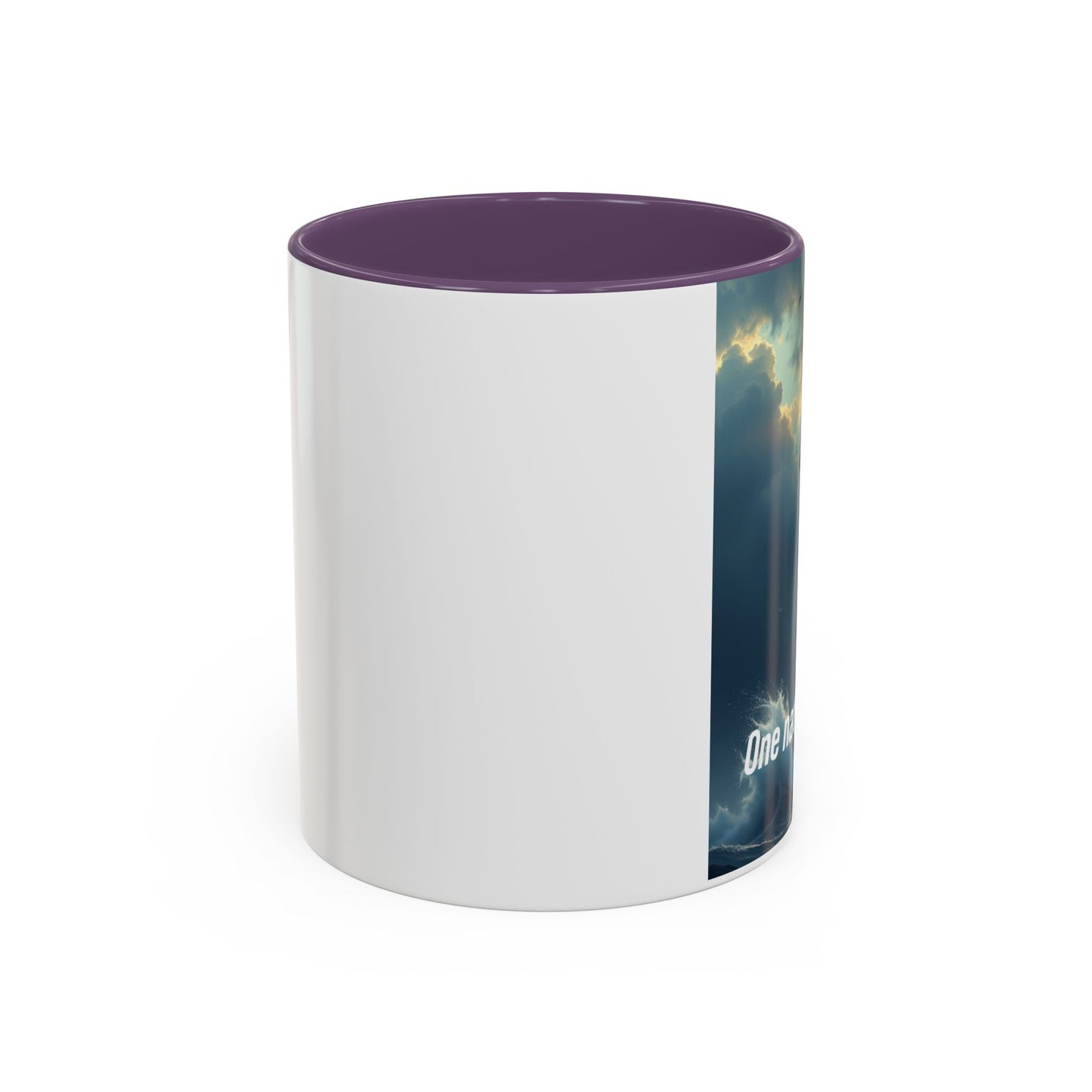 Lighthouse Coffee Mug — "One Nation Under God" Inspirational Accent Mug