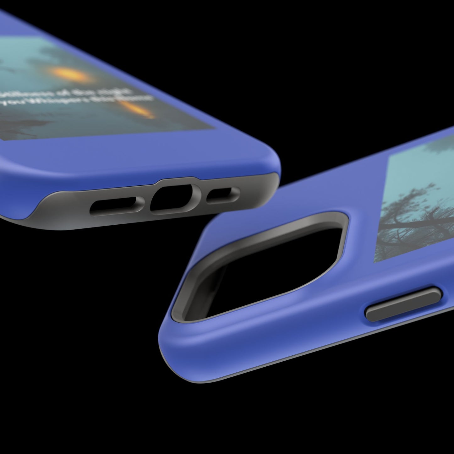 Magnetic Impact-Resistant Phone Case — Bayou Night Scene with Poem