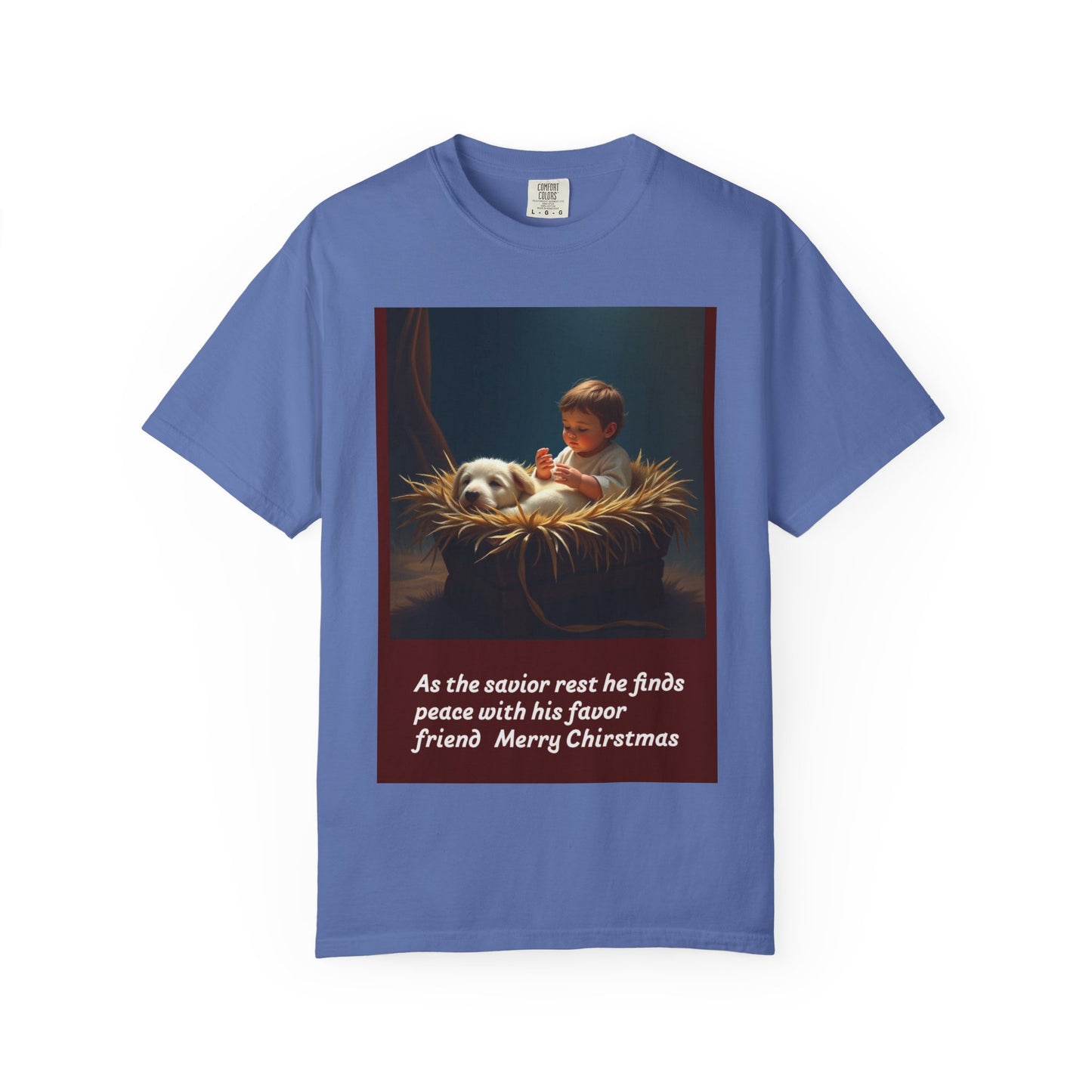 Unisex Christmas T-Shirt, Holiday Spirit Tee, Cozy Garment-Dyed Top, Festive Gift, Seasonal Wear