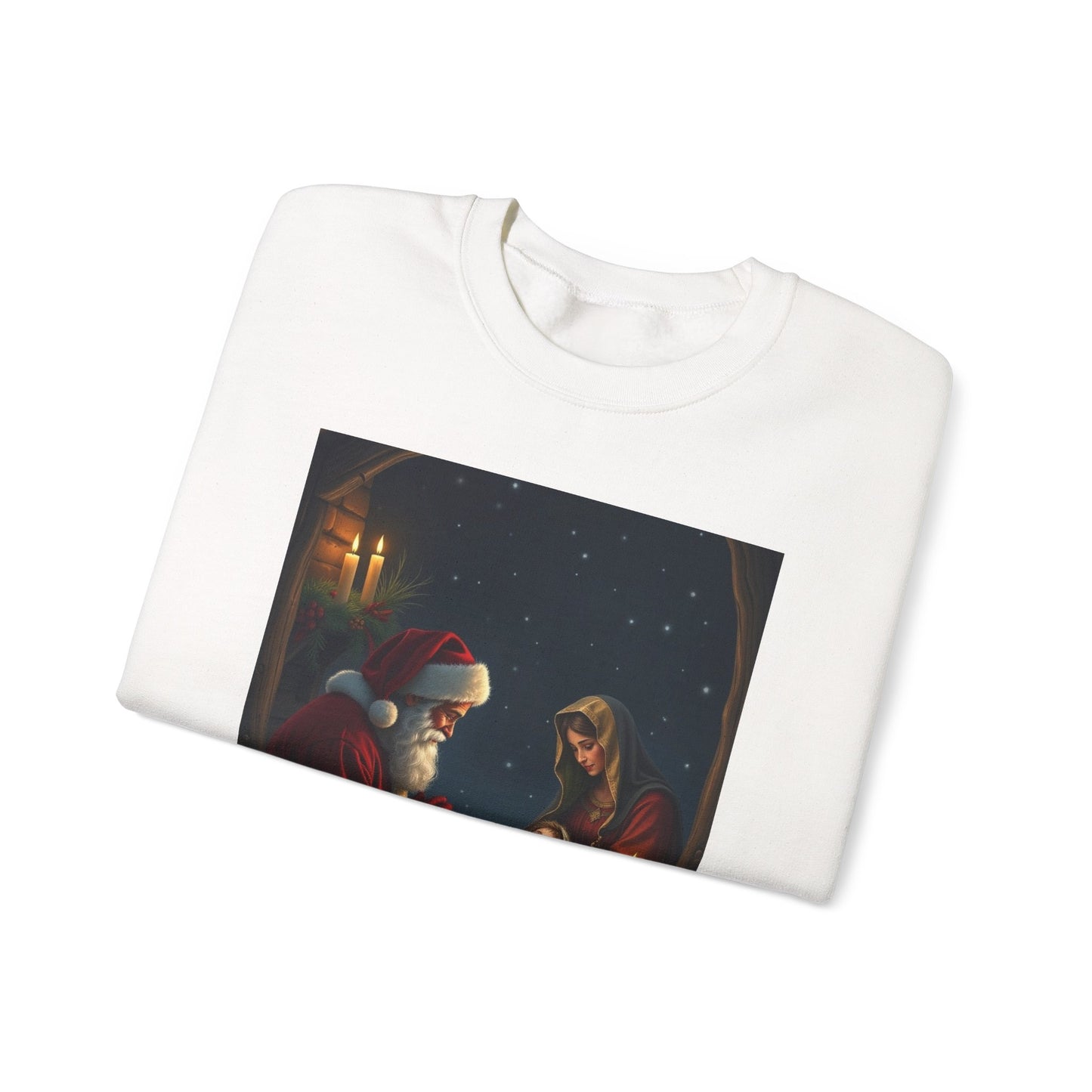 Cozy Holiday Sweatshirt with Heartwarming Quote 90