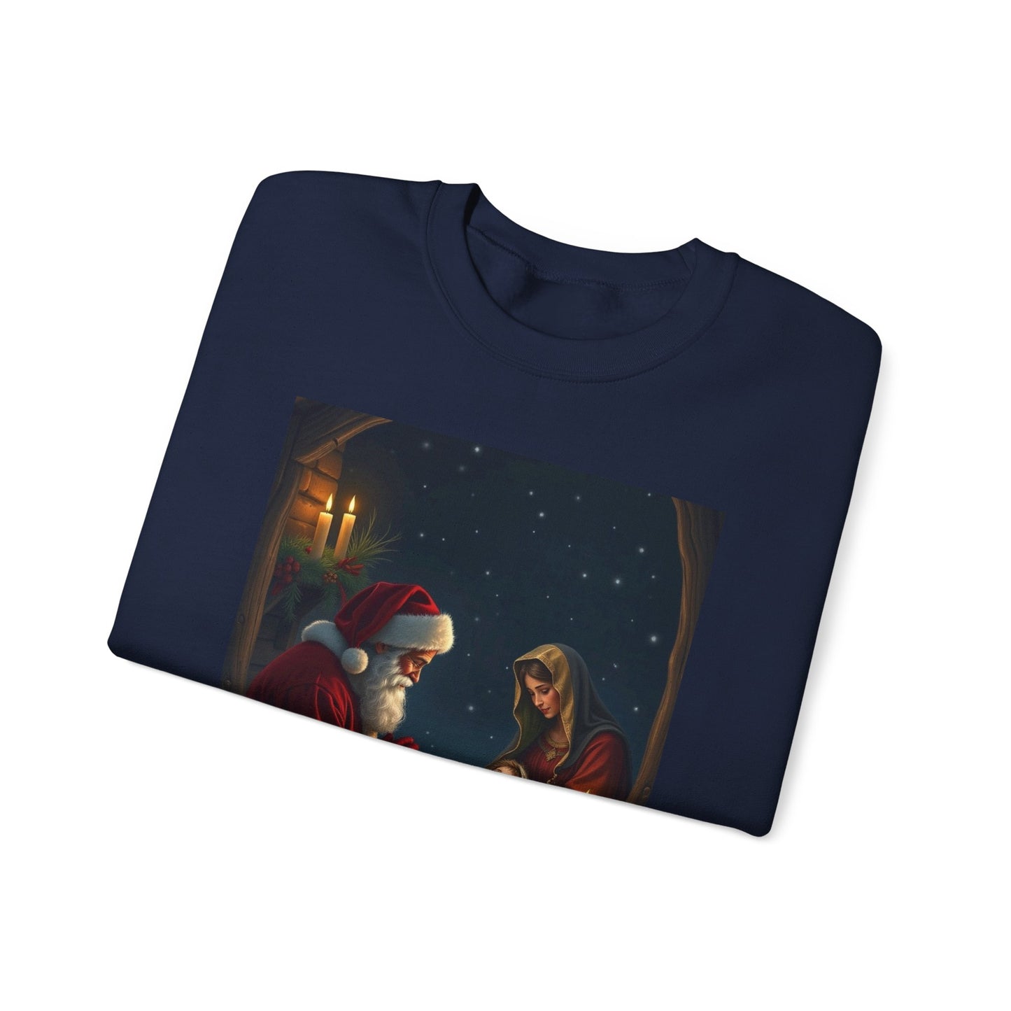 Cozy Holiday Sweatshirt with Heartwarming Quote 90