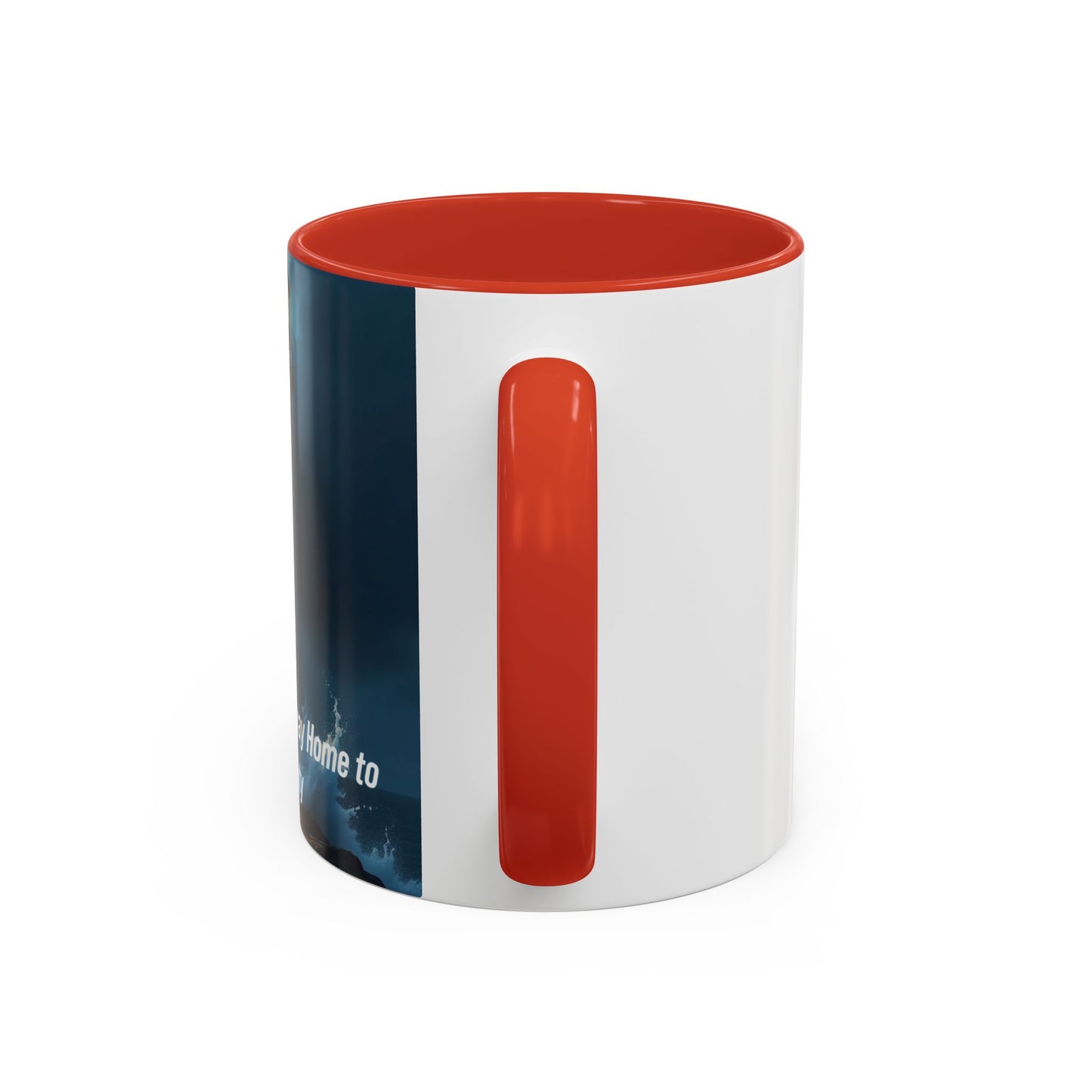 Lighthouse Coffee Mug - "Lighting the Way Home to Safety" Accent Mug