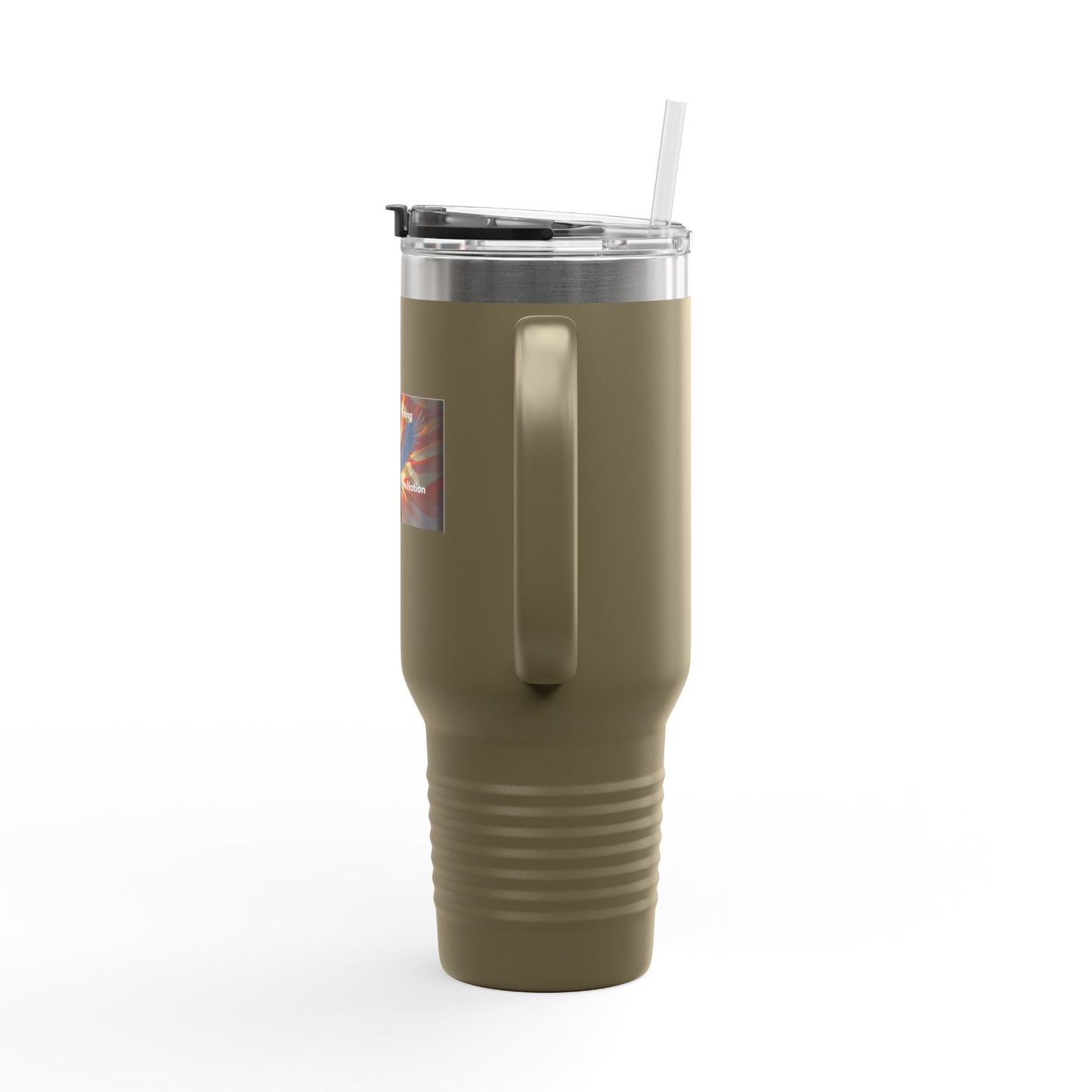 40oz Insulated Travel Mug — Freedom Wings Design