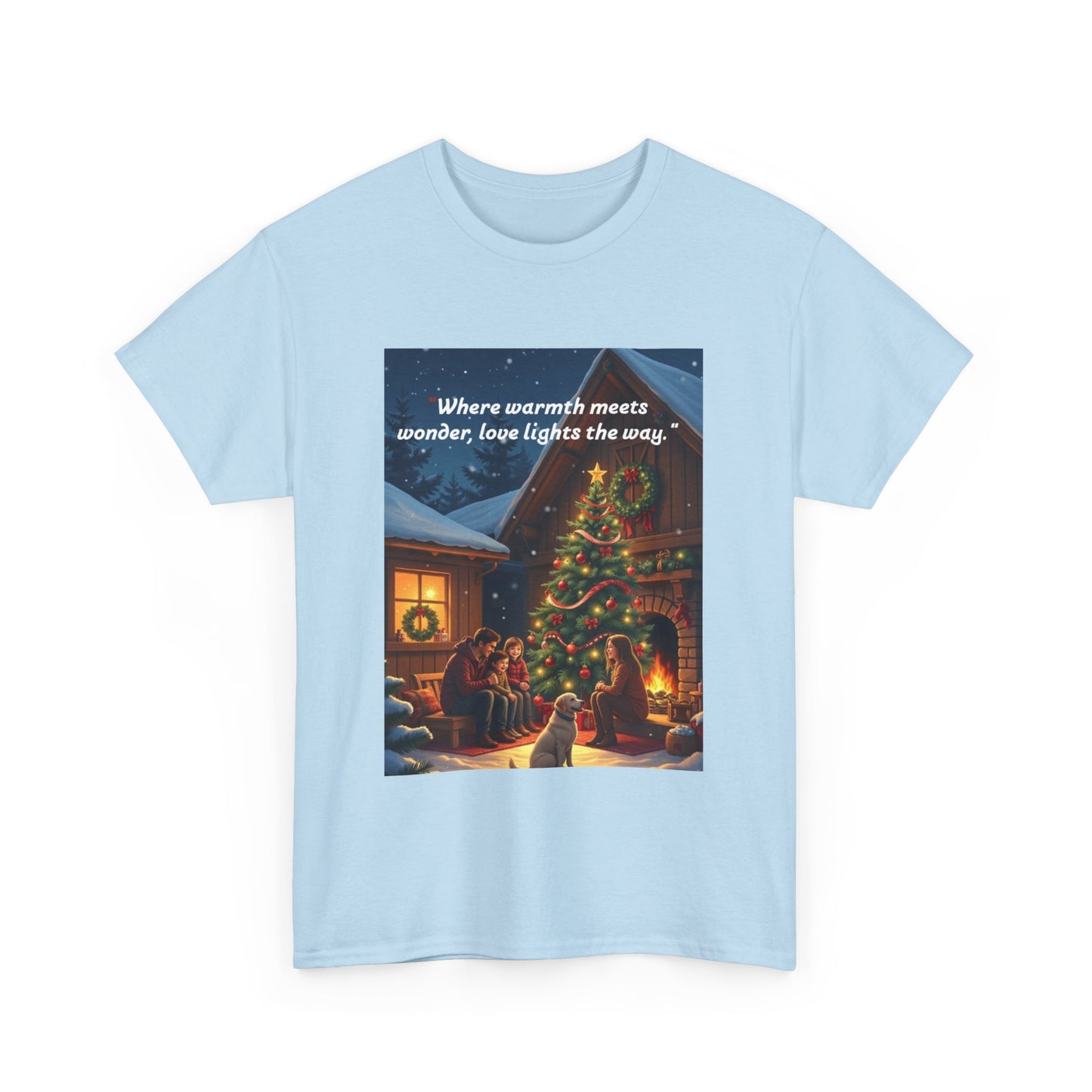 Cozy Holiday Tee: Where Warmth Meets Wonder, Perfect for Christmas, Gift, Unisex Cotton Shirt, Winter Apparel, Festive Wear