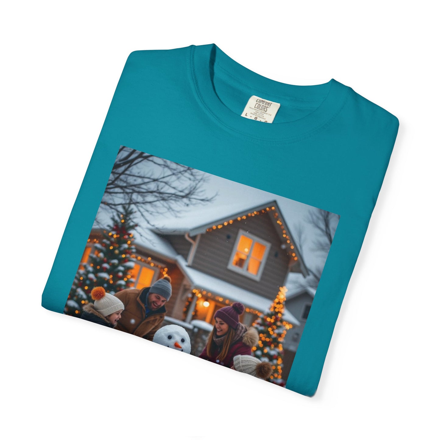 Cozy Family Holiday T-shirt, Warmth of Family Quote Tee, Unisex Winter Shirt, Christmas Gift, Family Gathering Apparel
