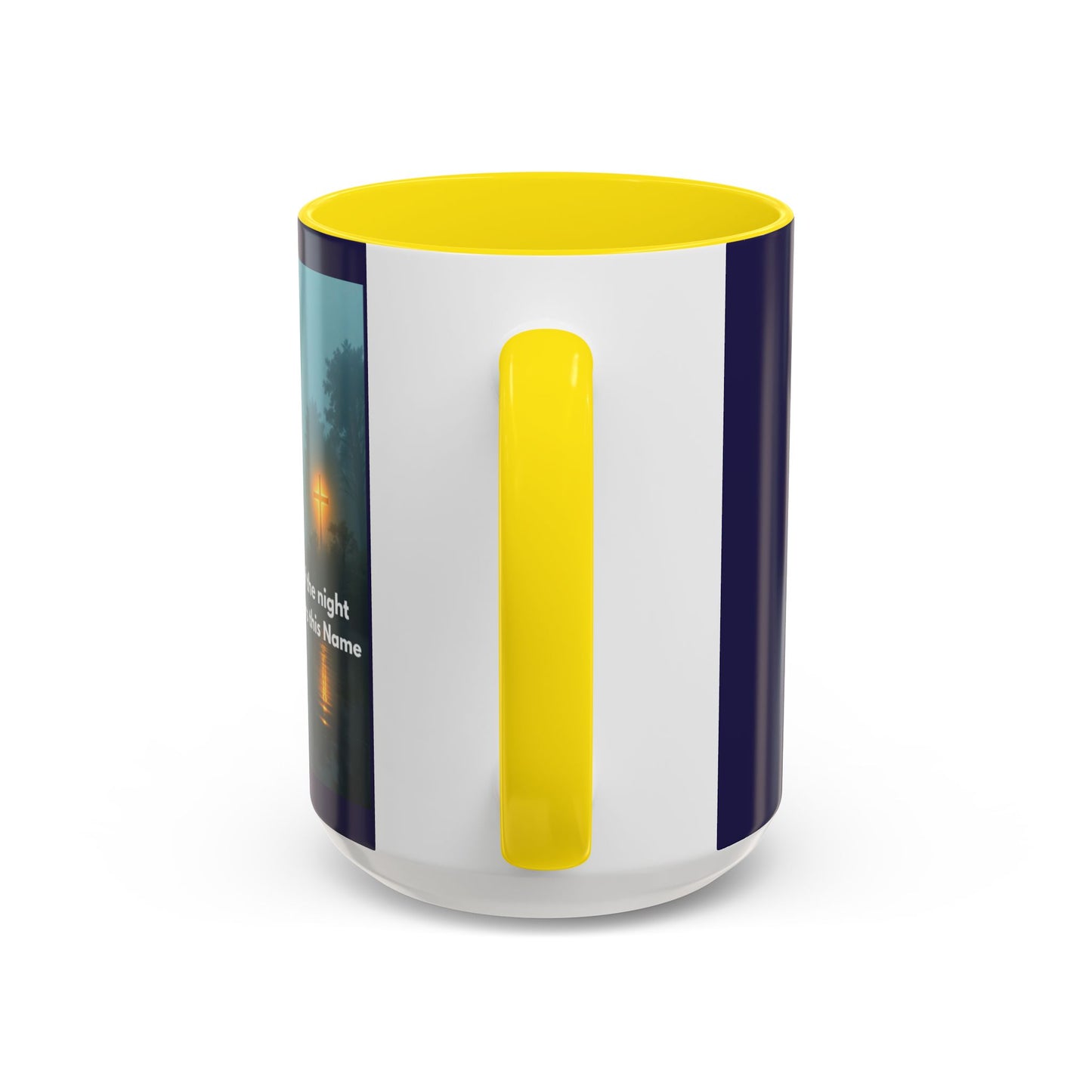 Accent Coffee Mug — Bayou Night Scene with Poetic Quote (11/15oz)