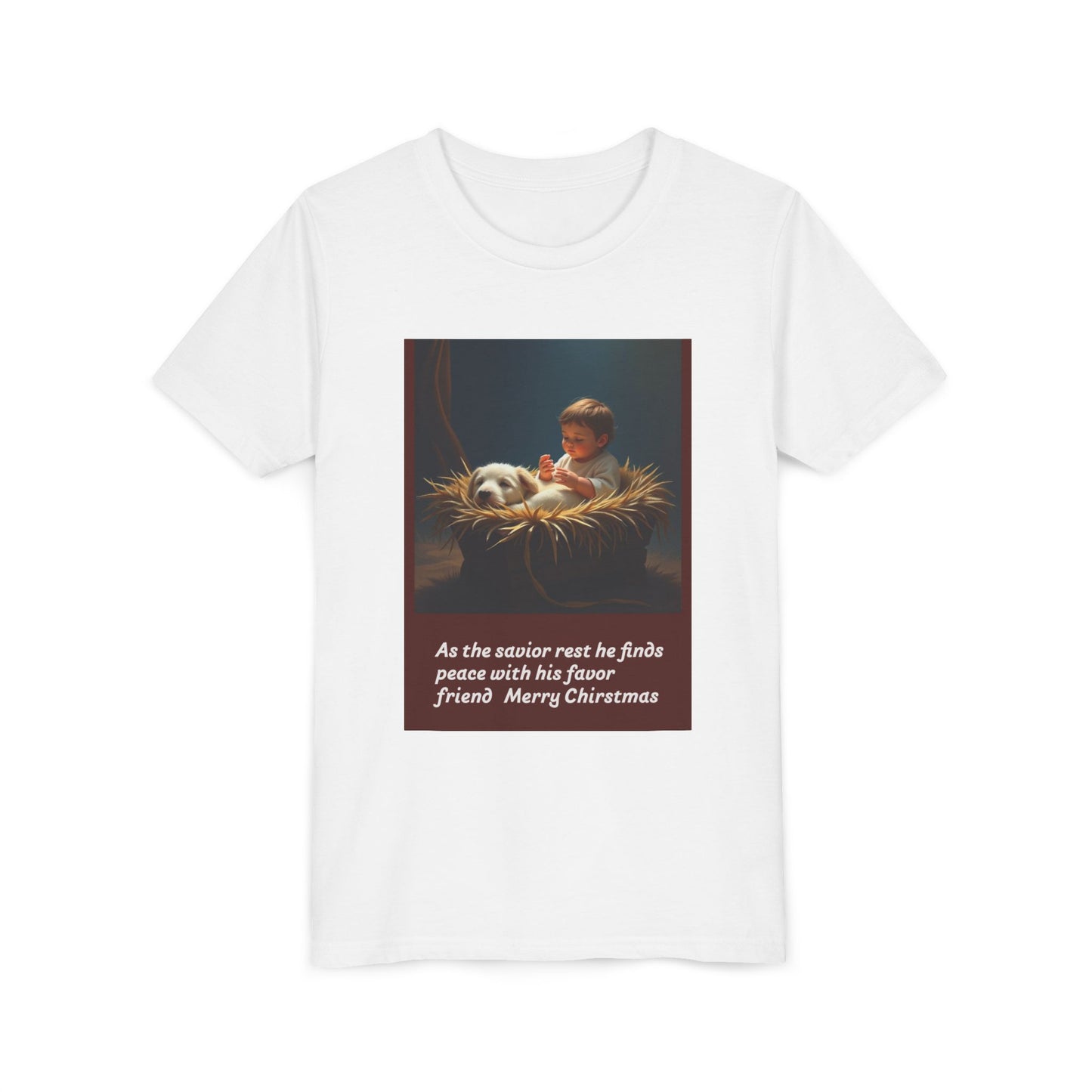 Christmas Youth Tee with Heartwarming Design - Perfect for Holidays, Gifts, Winter Celebrations, or Everyday Wear 120