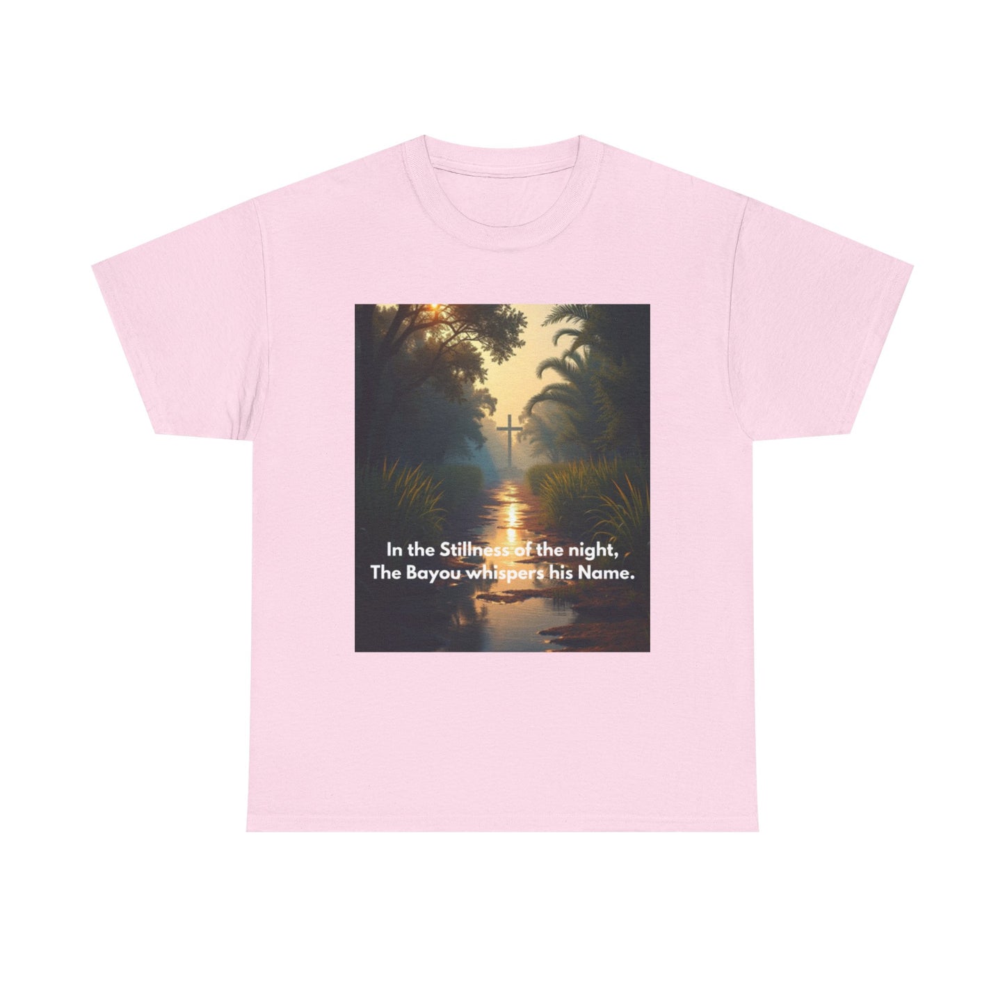 Bayou Night Scenic Tee — "In the Stillness of the night, The Bayou whispers his Name."