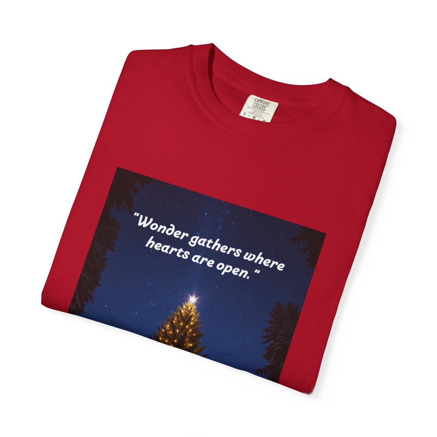 Chris tmas  Quote T-shirt, Unisex Cotton Tee, Holiday Gift, Heartwarming Apparel, Winter Fashion, Gift for Him/Her