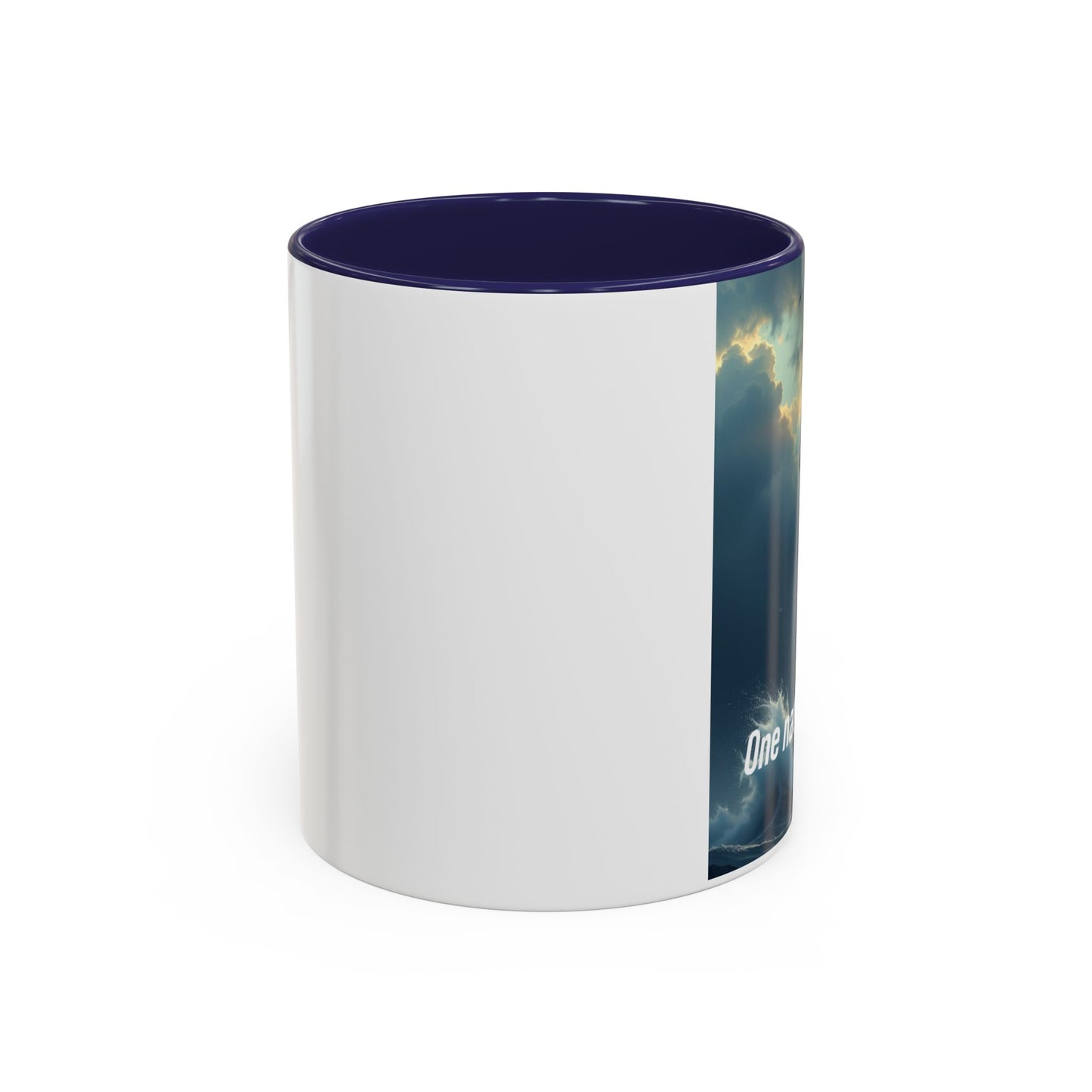 Lighthouse Coffee Mug — "One Nation Under God" Inspirational Accent Mug