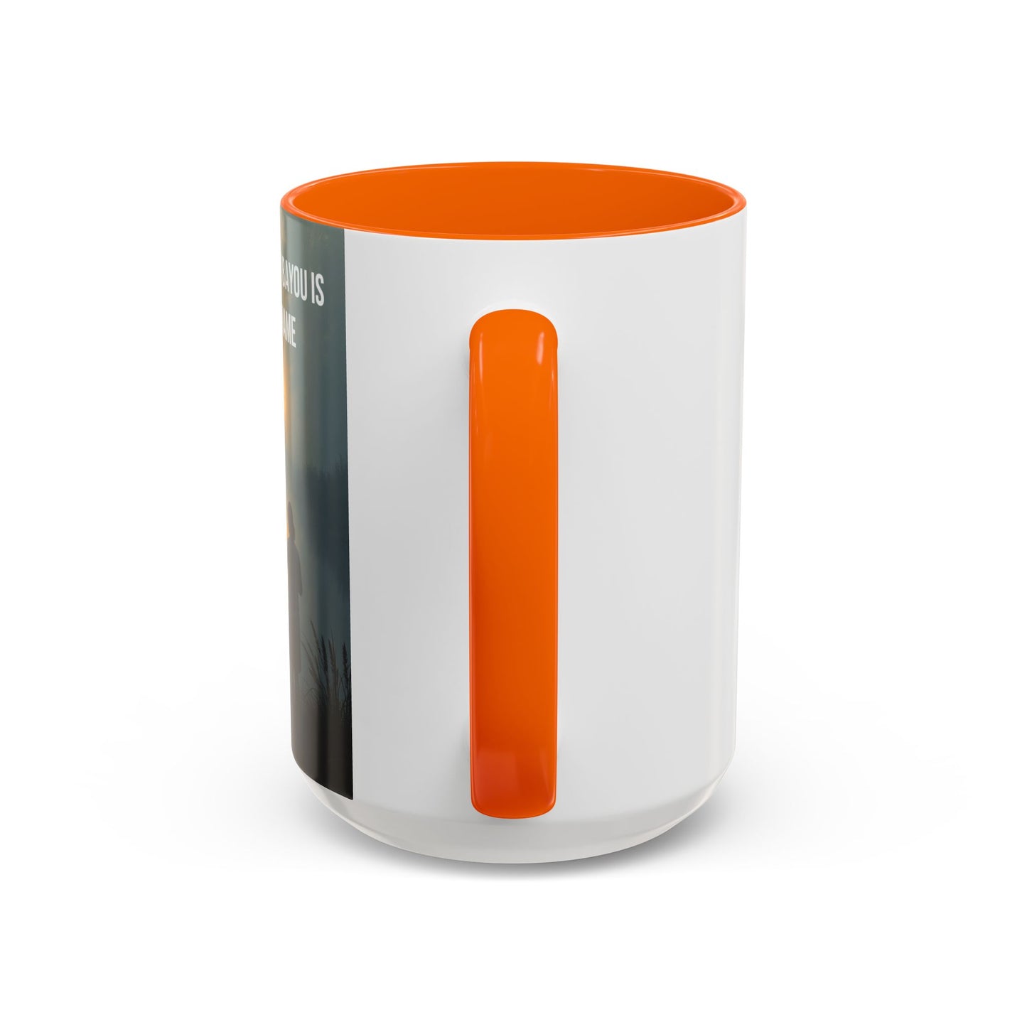 Christian Prayer Coffee Mug - "Every Evening Every Bayou Is Whispering His Name" Accent Mug