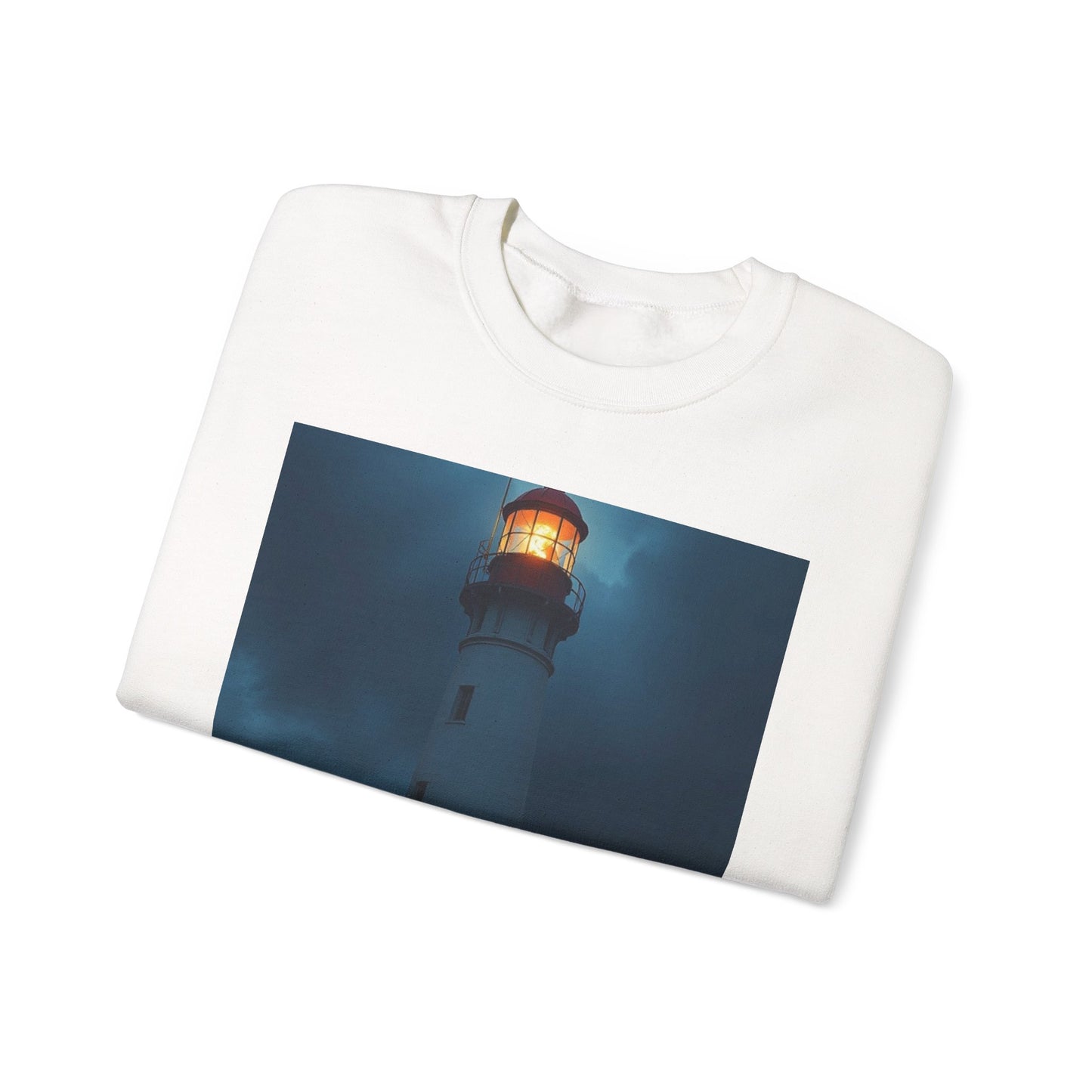 Lighthouse Crewneck Sweatshirt – "Lighting the Way Home to Safety"