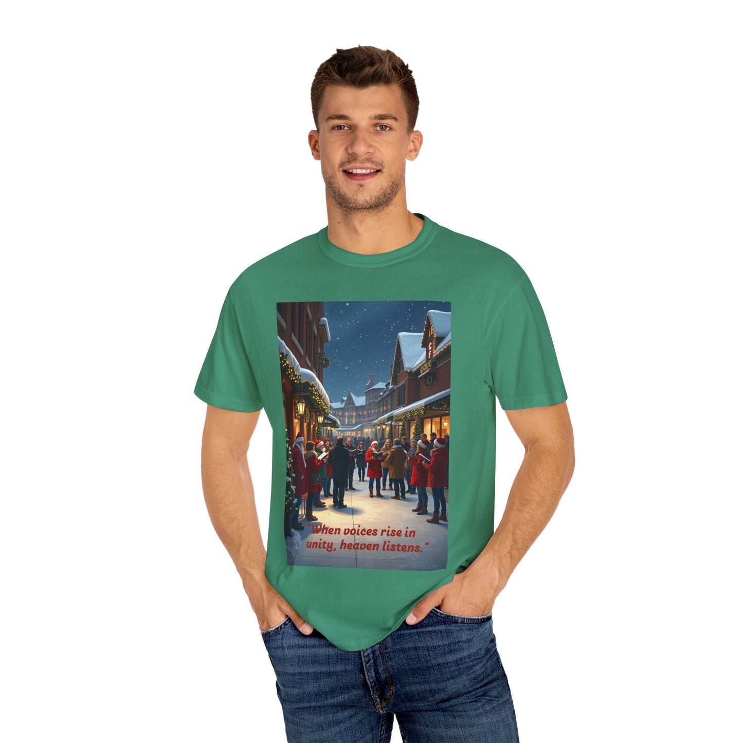 Cozy Winter Caroling T-Shirt - Perfect for Christmas Gatherings, Holiday Parties, and Seasonal Celebrations, Gift Idea for Music [...]