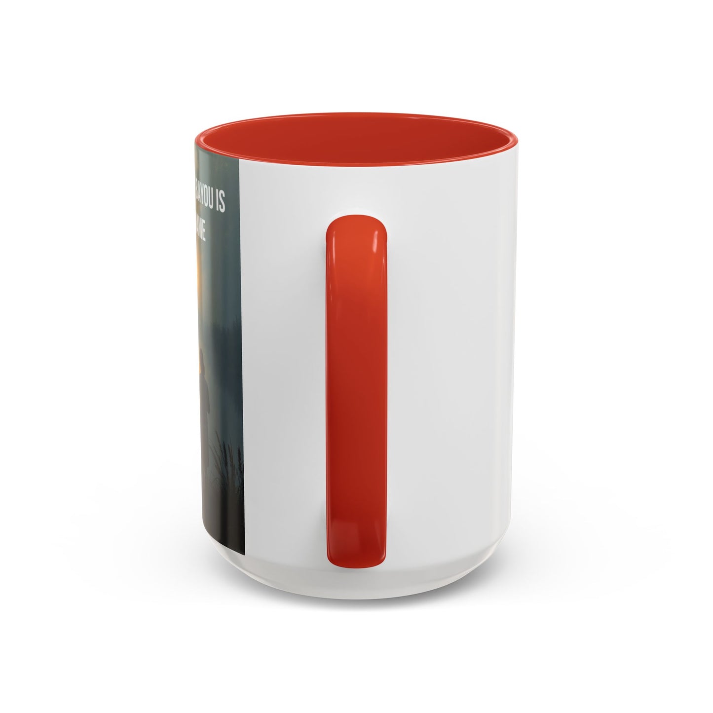 Christian Prayer Coffee Mug - "Every Evening Every Bayou Is Whispering His Name" Accent Mug