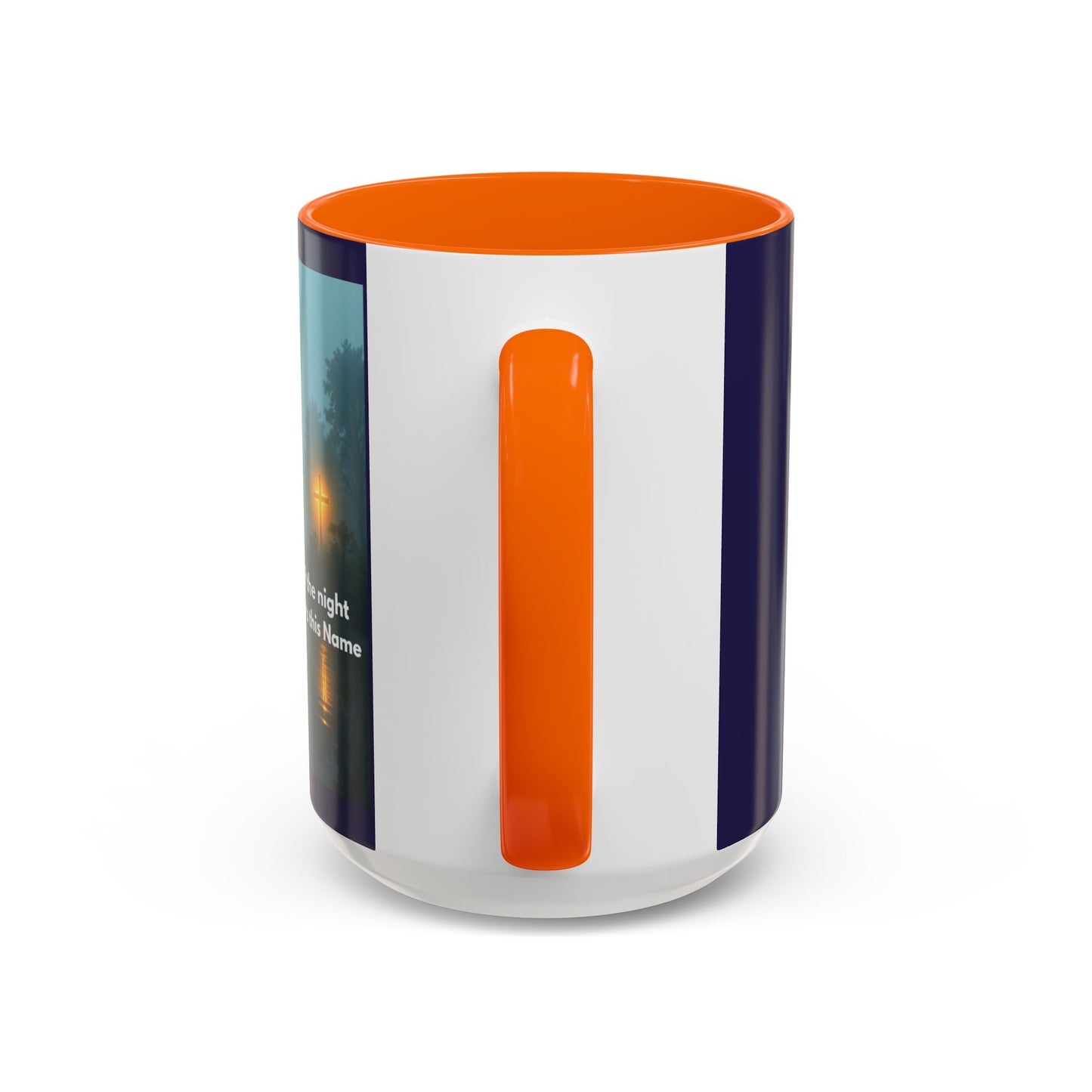 Accent Coffee Mug — Bayou Night Scene with Poetic Quote (11/15oz)