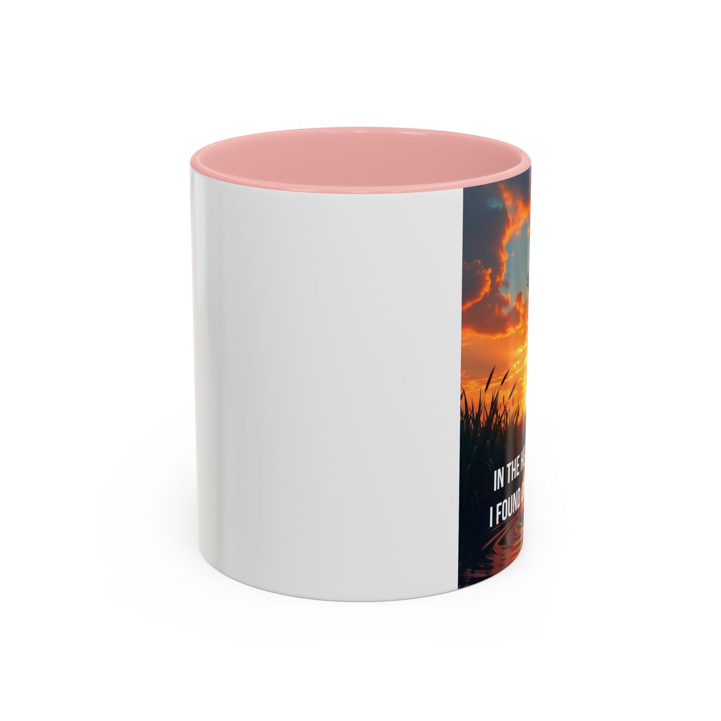 Inspirational Bayou Coffee Mug — "In the Heart of the Bayou, I Found God"