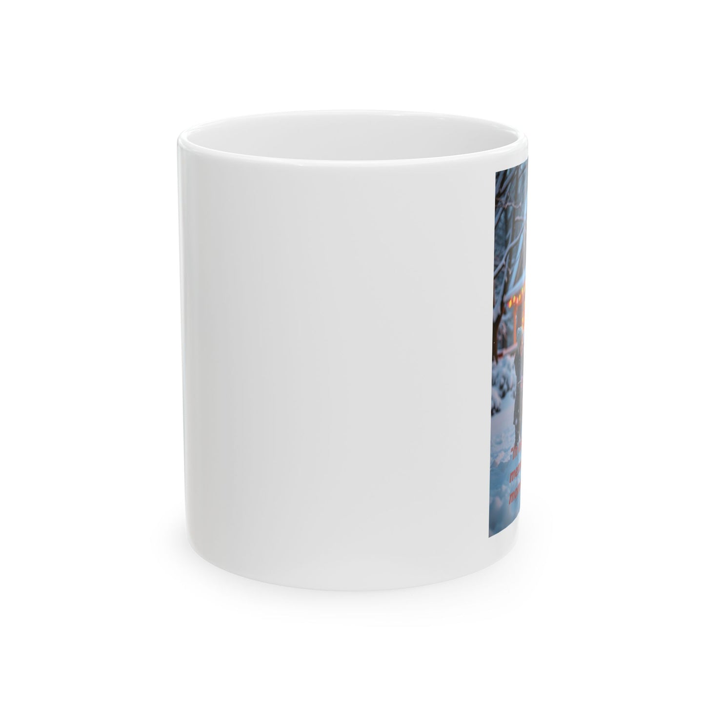 Winter Memories Ceramic Mug, Snowman Coffee Cup, Holiday Gift, Cozy Coffee Mug, Seasonal Home Decor, Christmas Mug  311