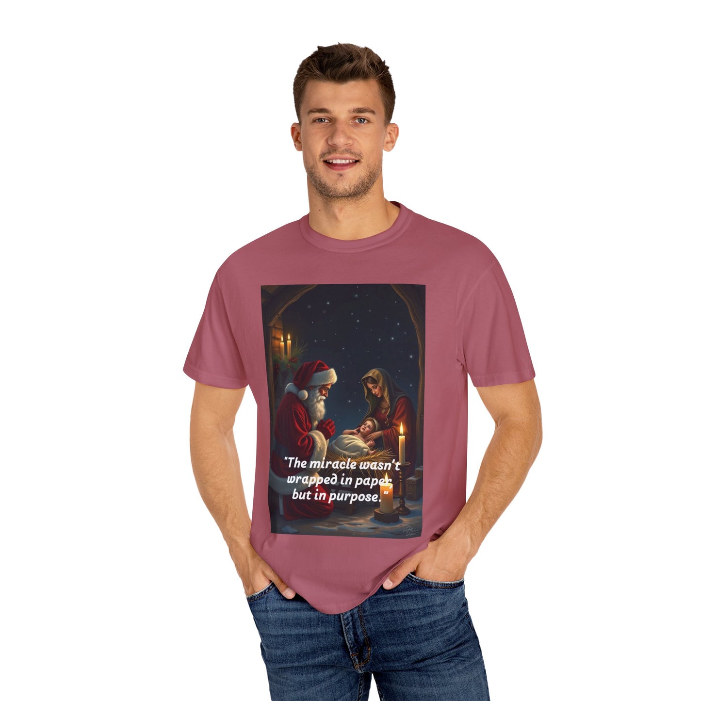 Christmas Miracle T-Shirt, Unisex Holiday Tee, Gift for Men and Women, Festive Apparel, Unique Christmas Present, Cozy and Comfortable Wear