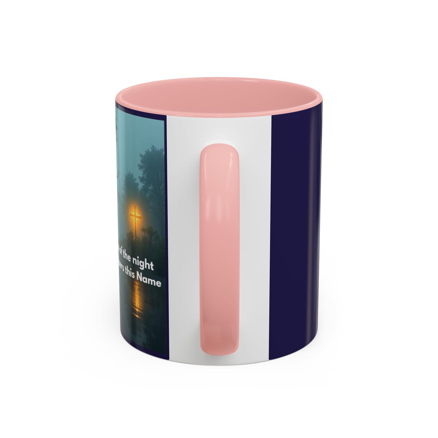 Accent Coffee Mug — Bayou Night Scene with Poetic Quote (11/15oz)