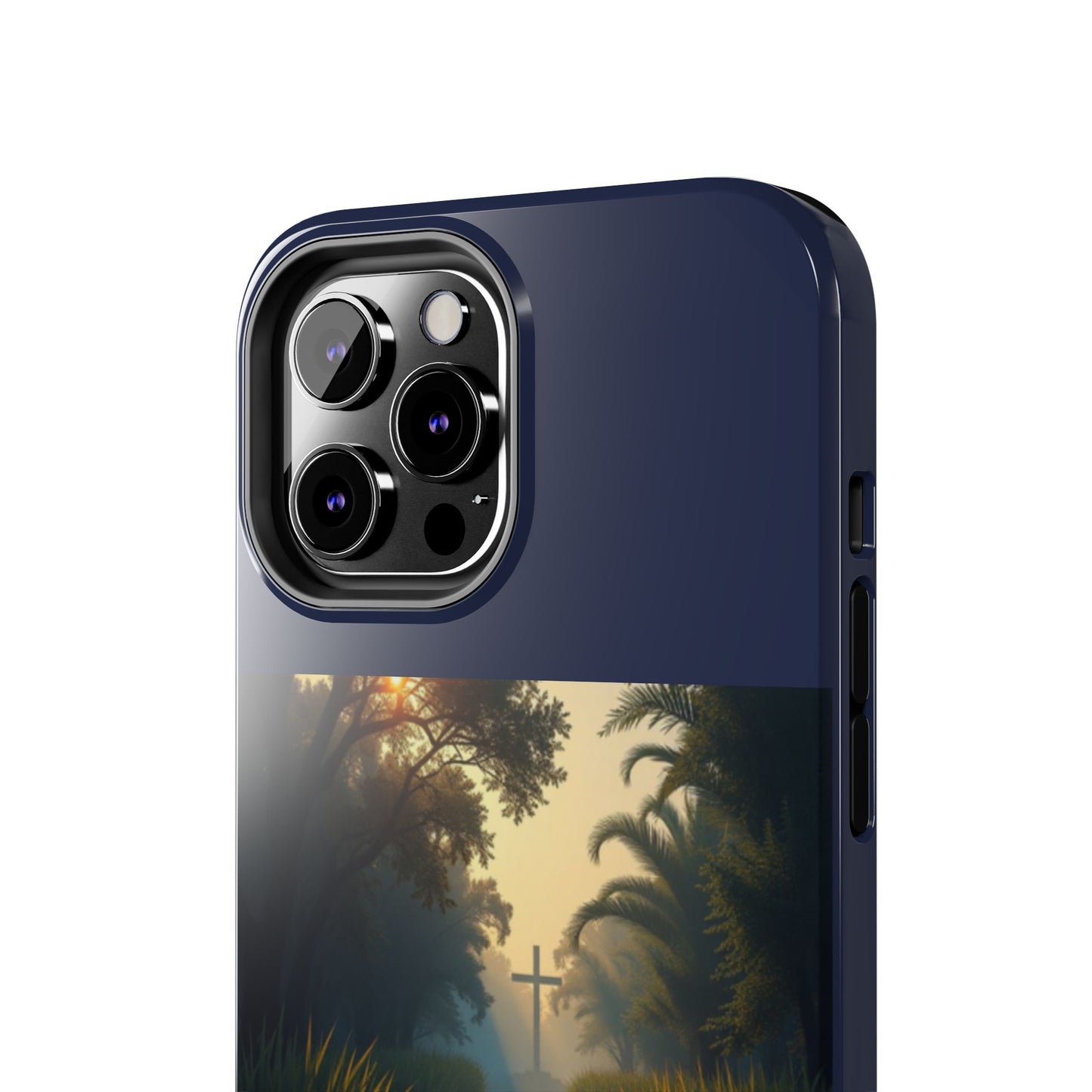 Bayou Cross Phone Case — "In the Stillness of the Night, The Bayou Whispers His Name"