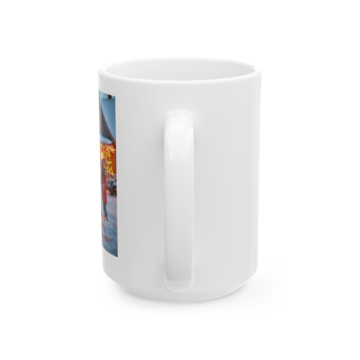 Winter Memories Ceramic Mug, Snowman Coffee Cup, Holiday Gift, Cozy Coffee Mug, Seasonal Home Decor, Christmas Mug  311