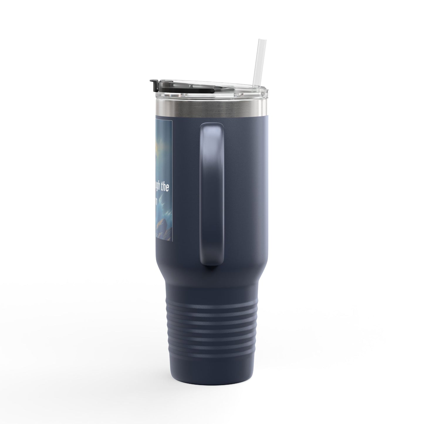 Faith Through the Storm 40oz Insulated Travel Mug