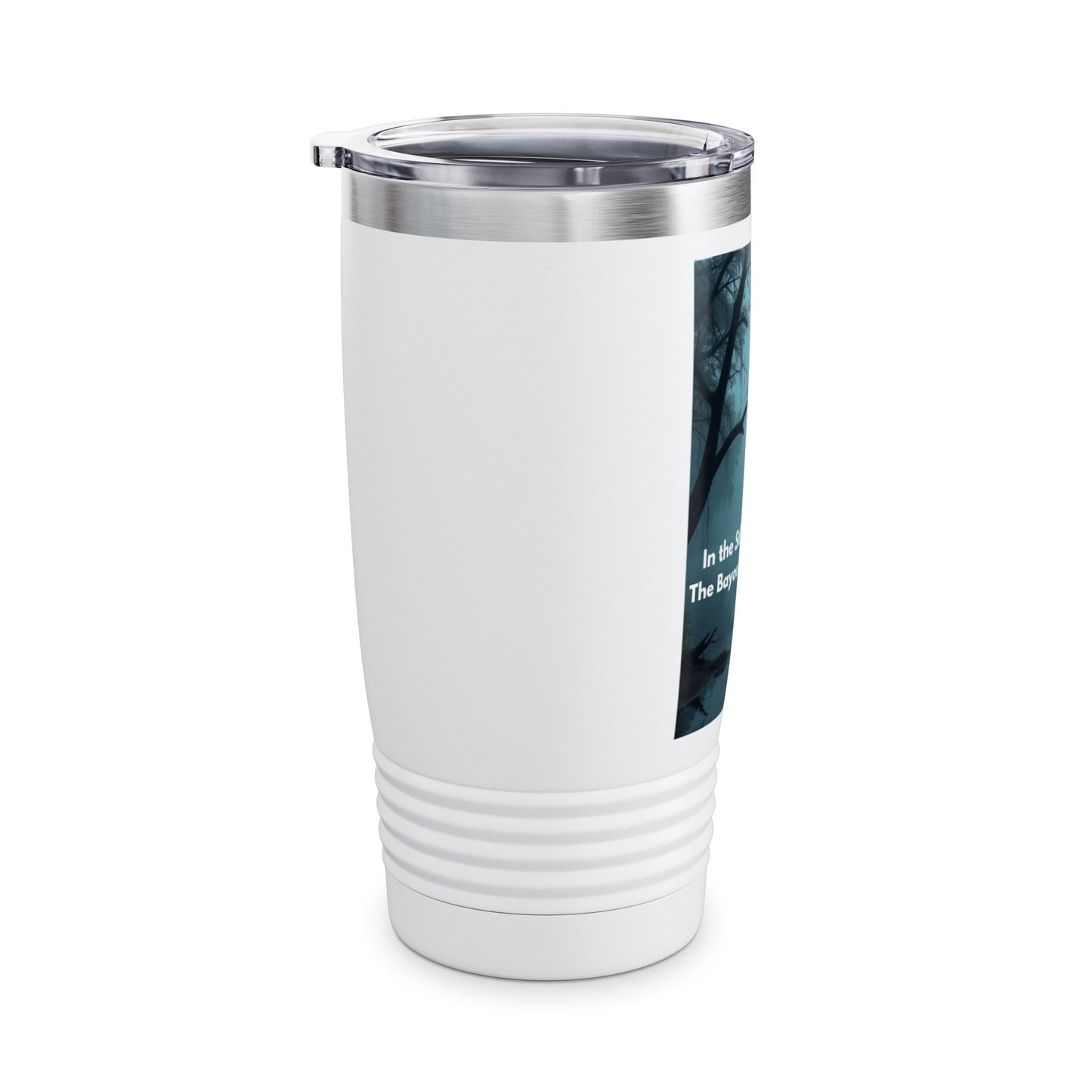 20oz Bayou Night Tumbler — "In the Stillness of the Night The Bayou Whispers His Name"