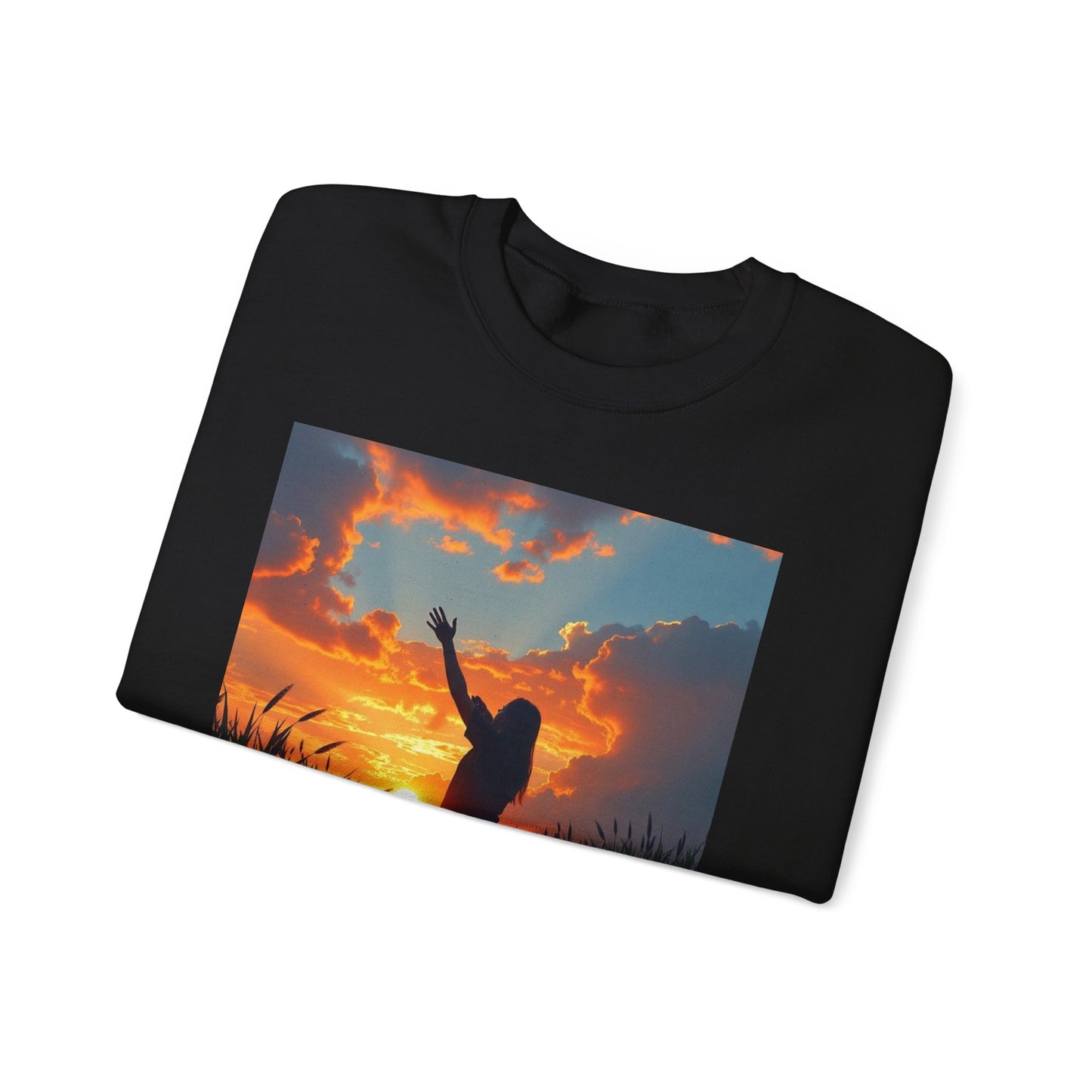 Christian Crewneck Sweatshirt — "In the Heart of the Bayou, I Found the Heart of God"