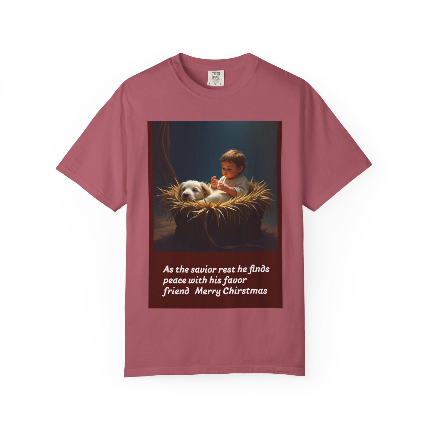 Unisex Christmas T-Shirt, Holiday Spirit Tee, Cozy Garment-Dyed Top, Festive Gift, Seasonal Wear