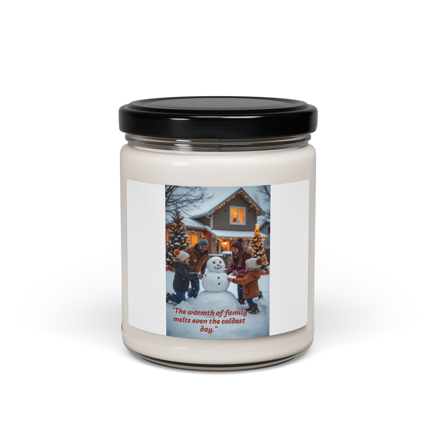 Cozy Winter Scented Candle | Holiday Atmosphere, Perfect Gift for Christmas, Home Decor, Relaxation, Unique Candle  163
