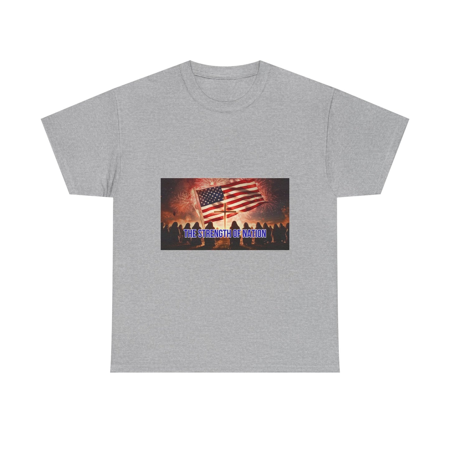 American Flag Tee — "One Nation Under God" Patriotic Cotton T-Shirt