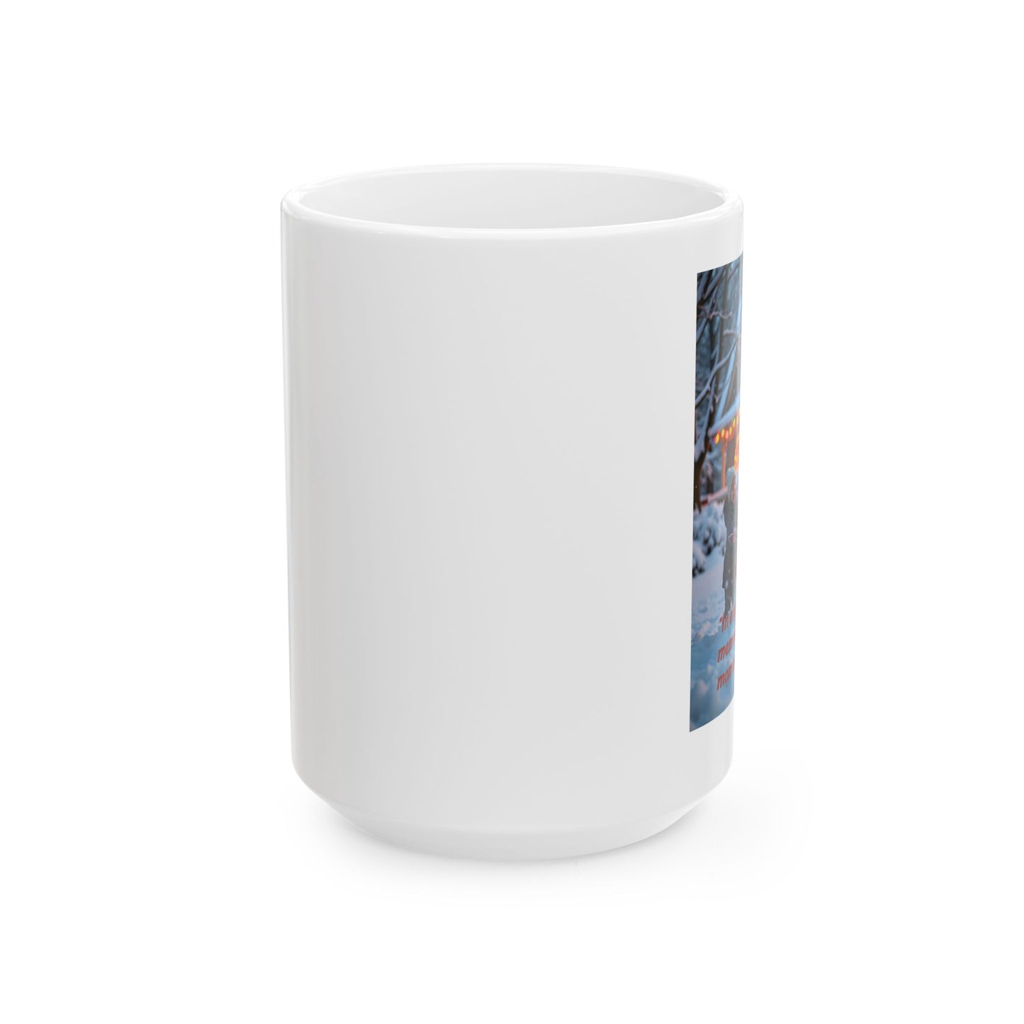 Winter Memories Ceramic Mug, Snowman Coffee Cup, Holiday Gift, Cozy Coffee Mug, Seasonal Home Decor, Christmas Mug  311