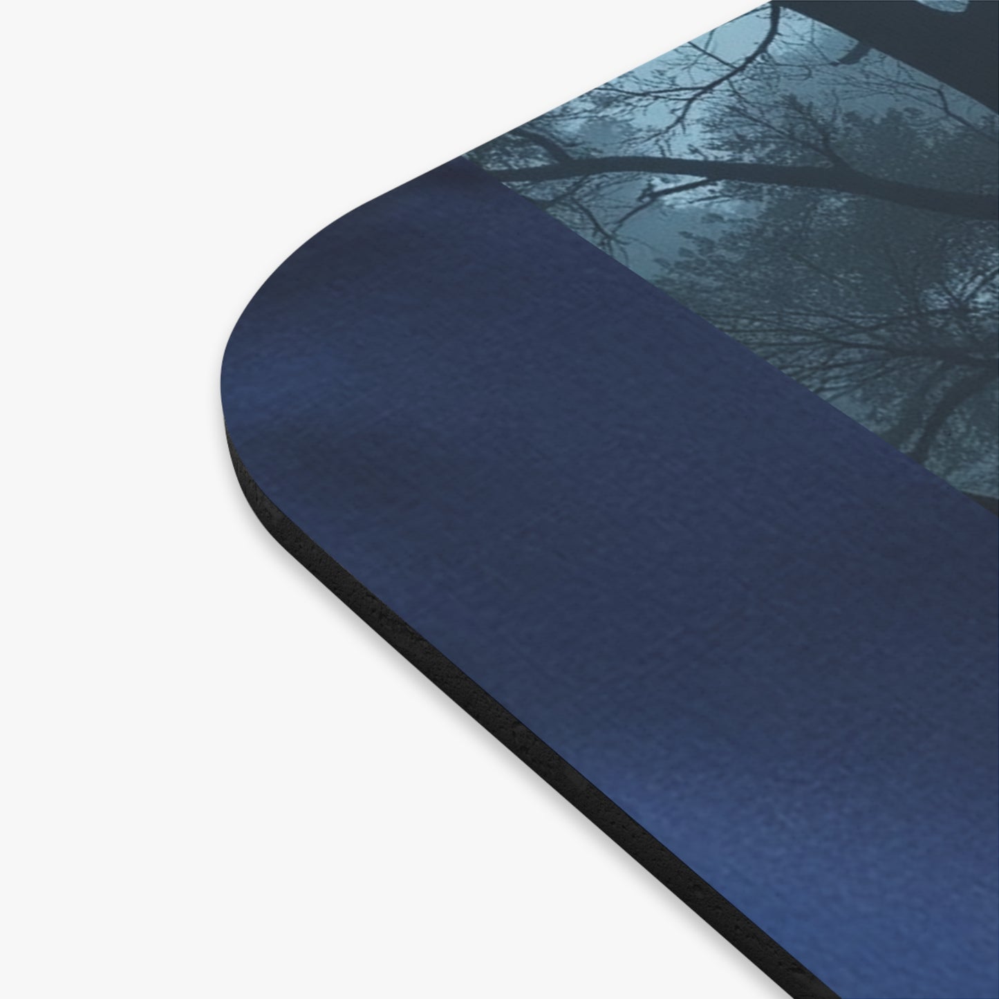 Bayou Cross & Flag Mouse Pad — 'As You Look Across the Bayou Tonight' Inspirational Desk Mat