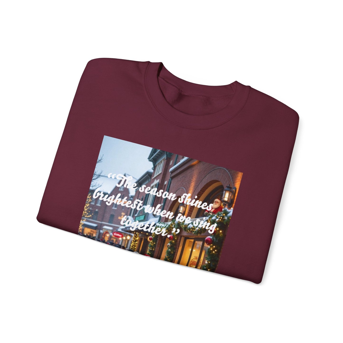 Cozy Holiday Sweatshirt, Unisex Crewneck for Christmas, Family Gatherings, Winter Celebrations, Gift Idea for Friends