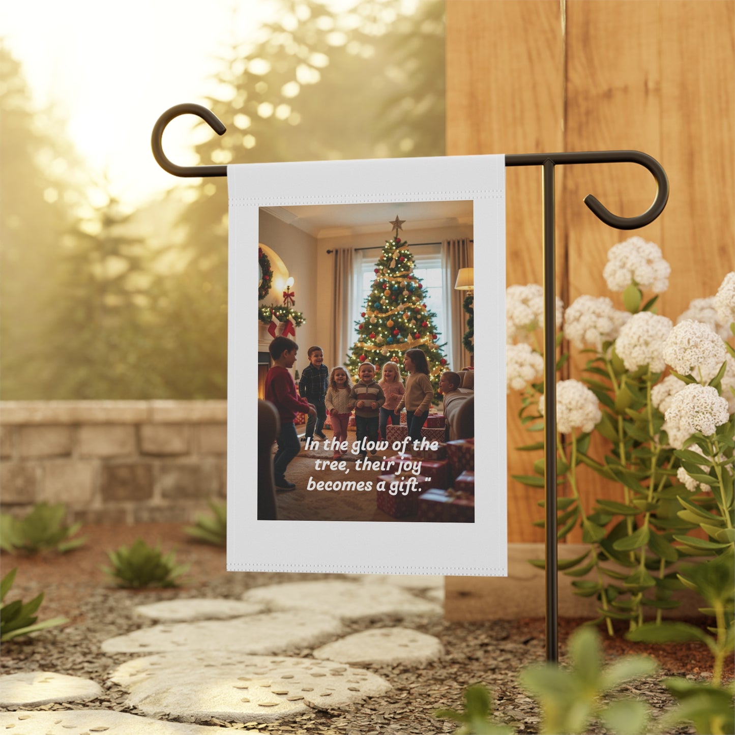 Festive Garden Banner, Holiday Decor, Home & Garden Sign, Seasonal Yard Flag, Christmas Decoration, Gift Banner 215