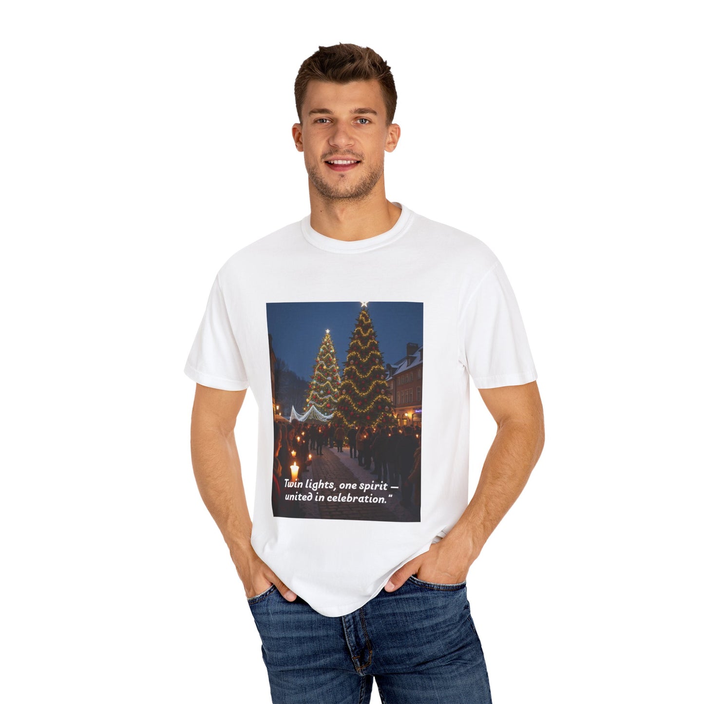 Holiday Celebration Tee, Cozy Festive Shirt for Couples, Christmas Event Apparel, Unisex Graphic T-Shirt, Gift for Friends