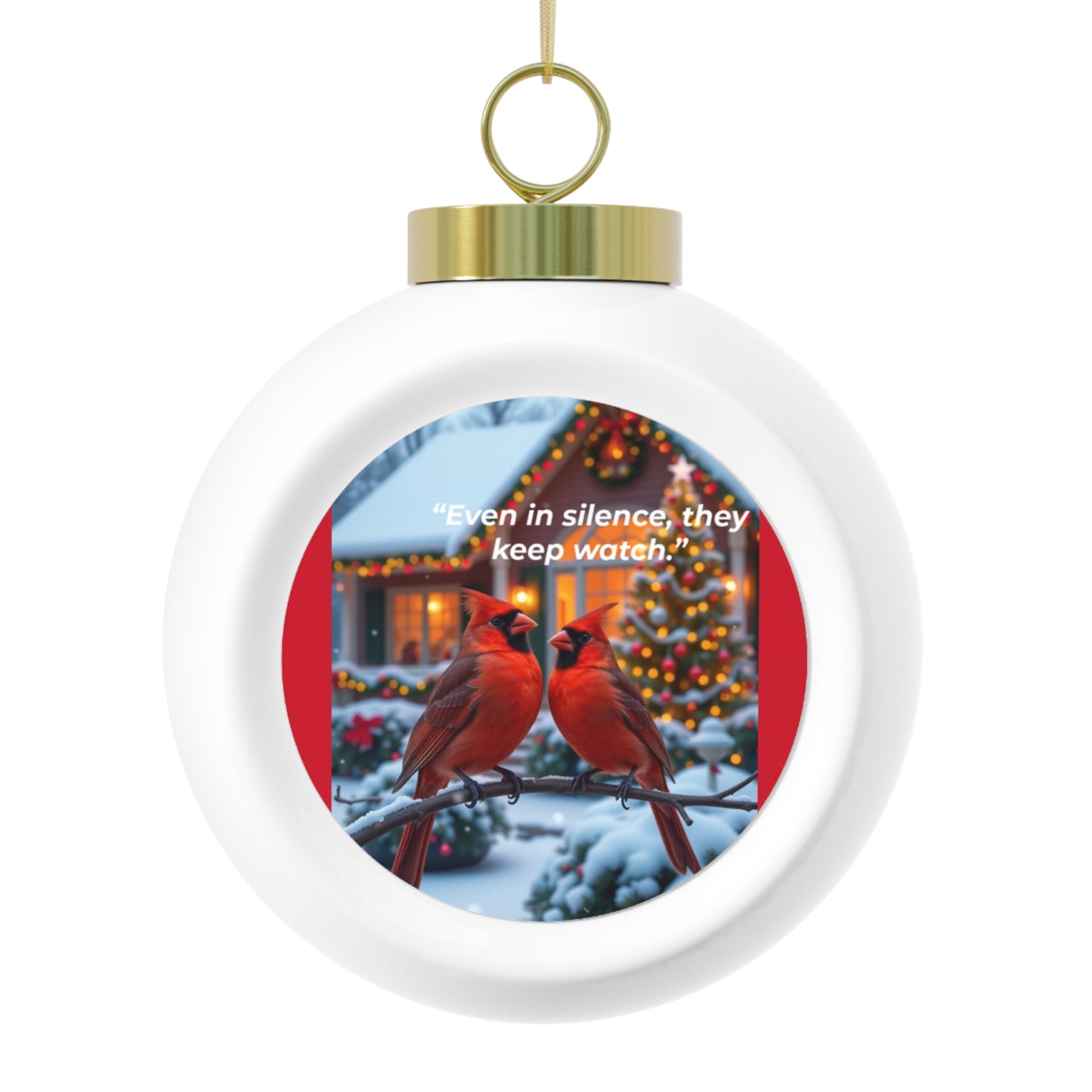 Christmas Ball Ornament, Festive Holiday Decor, Personalized Tree Ornament, Winter Season Gift, Cheerful Family Keepsake