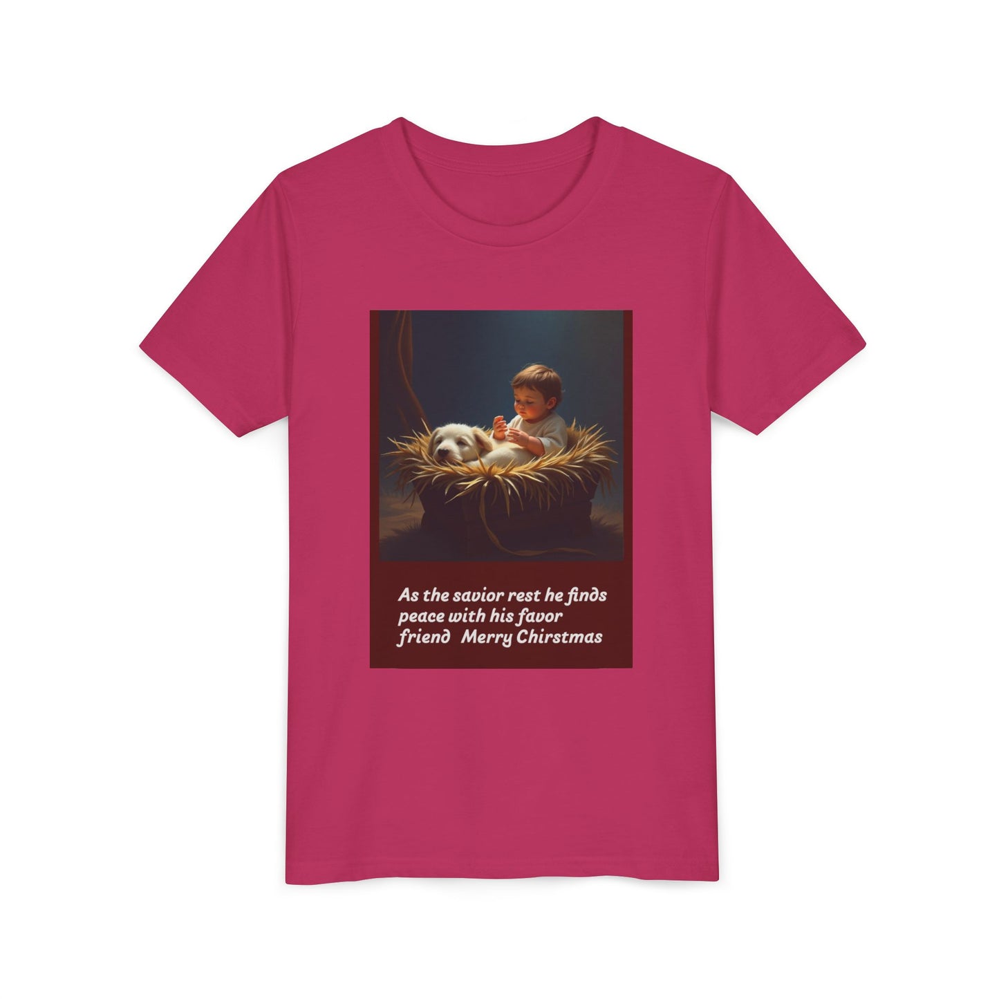 Christmas Youth Tee with Heartwarming Design - Perfect for Holidays, Gifts, Winter Celebrations, or Everyday Wear 120