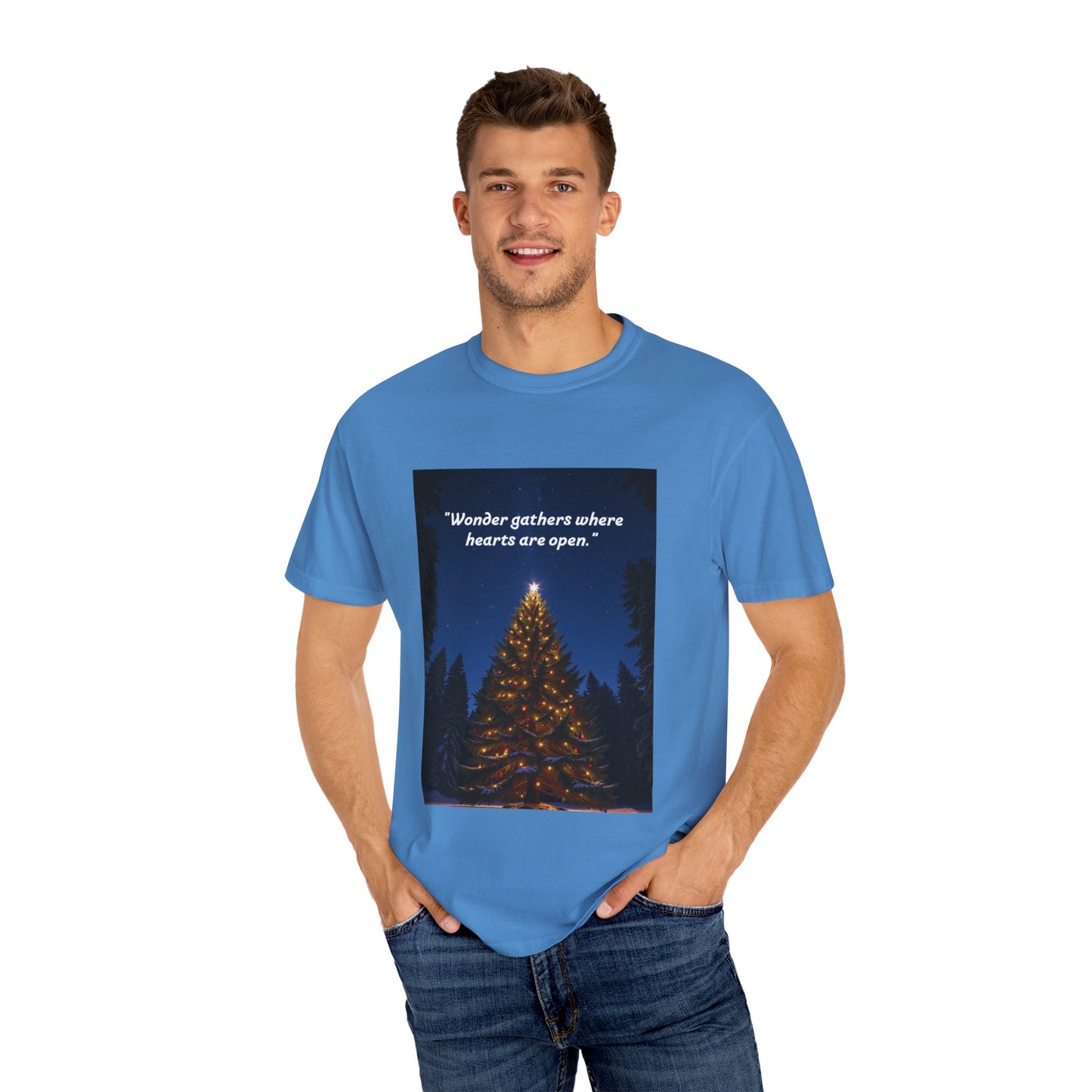 Chris tmas  Quote T-shirt, Unisex Cotton Tee, Holiday Gift, Heartwarming Apparel, Winter Fashion, Gift for Him/Her