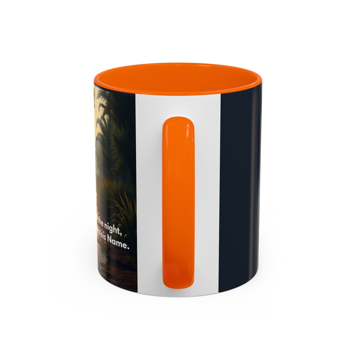 Bayou Night Coffee Mug — 'In the Stillness of the Night, The Bayou Whispers His Name' Accent Mug
