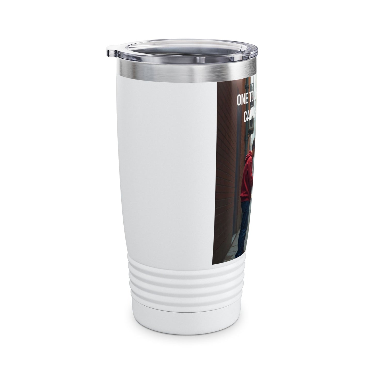 20oz Ringneck Tumbler – 'One Touch of Kindness Can Change a Soul' Inspirational Travel Mug